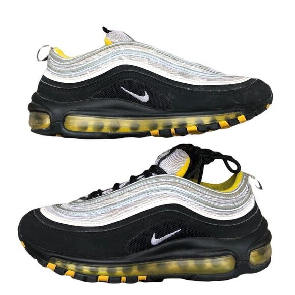 RARE 2018 Nike Air Max 97 Steelers Black Yellow Size 7.5 - Picture 1 of 15
